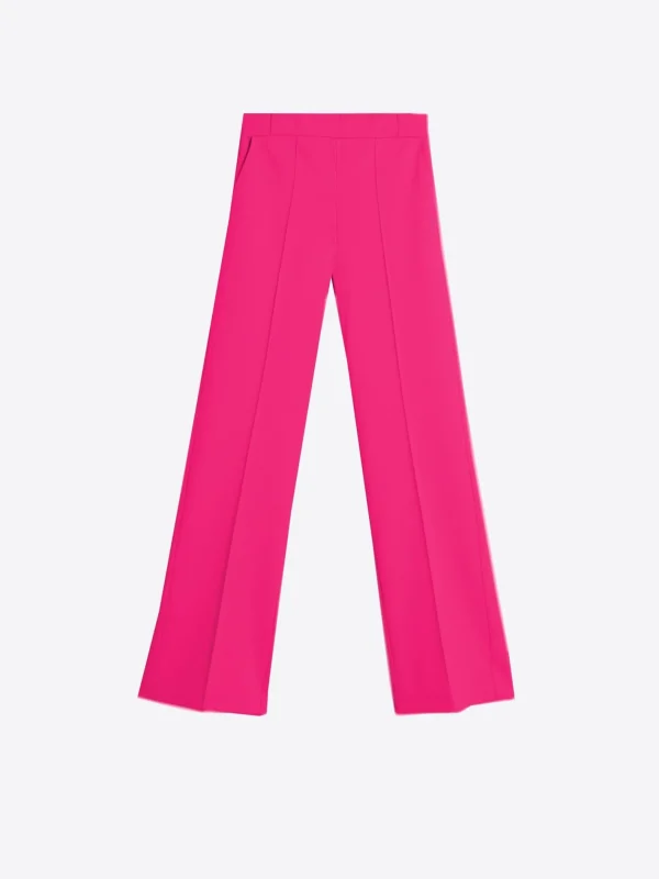 Trousers*Vilagallo Trouser Carla Pink Knit Perfect Fit