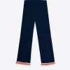 Trousers*Vilagallo Trouser Carole Navy Knit Perfect Fit