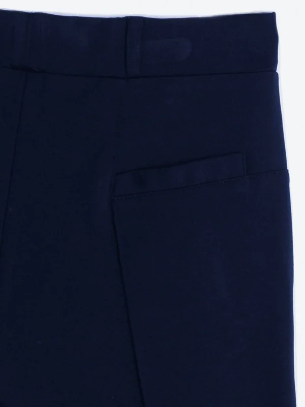 Trousers*Vilagallo Trouser Carole Navy Knit Perfect Fit