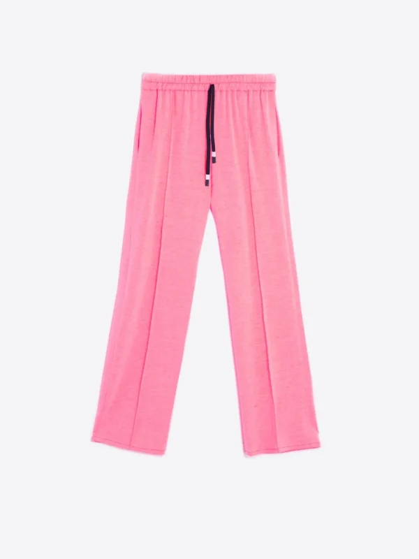 Trousers*Vilagallo Trouser Clarise Neon Pink Knit