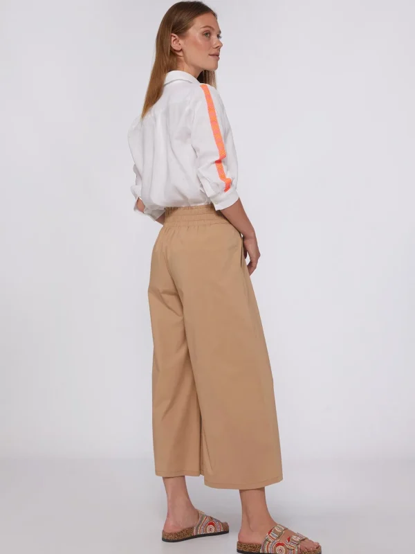 Trousers*Vilagallo Trouser Marie Beige Poplin