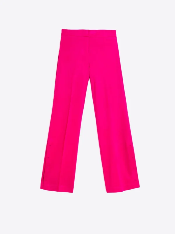 Trousers*Vilagallo Trouser Mikaela Pink Knit Perfect Fit