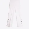 Trousers*Vilagallo Trouser Mikaela White Knit Perfect Fit