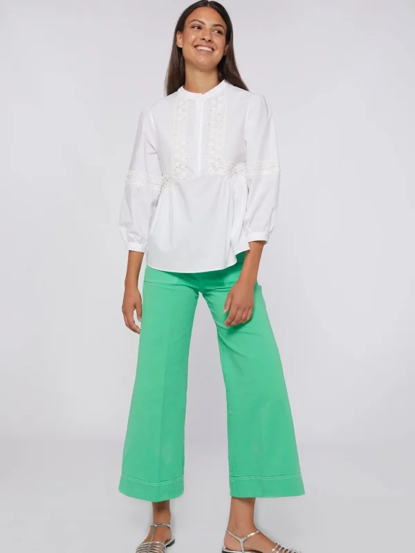 Trousers*Vilagallo Trouser Noa Green