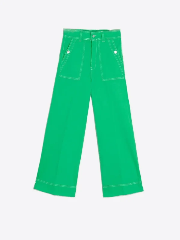 Trousers*Vilagallo Trouser Noa Green