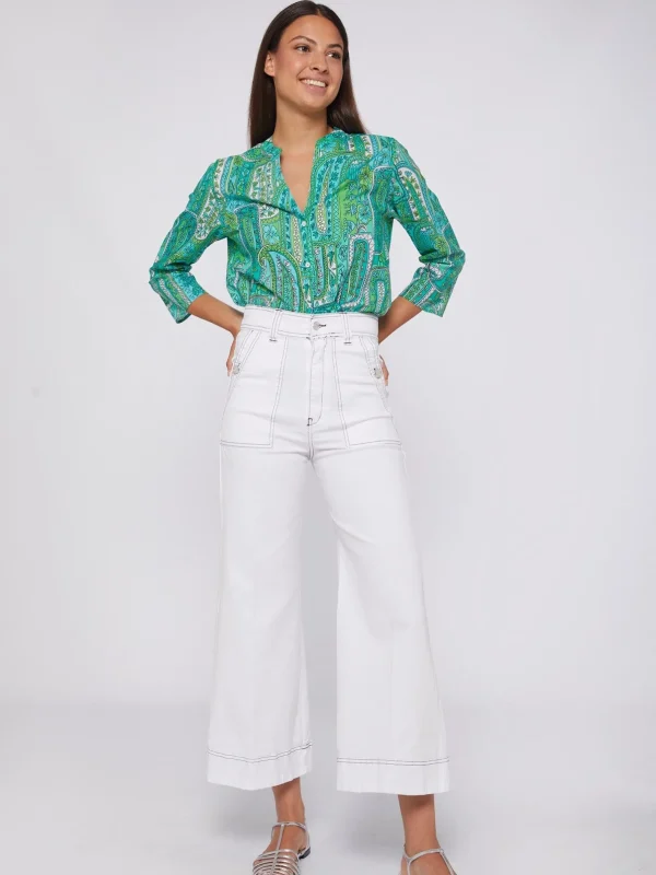 Trousers*Vilagallo Trouser Noa White