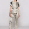 Trousers*Vilagallo Trouser Ornella Elba Stripes