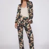 Trousers*Vilagallo Trouser Tiffany Camouflage Embroidery Print