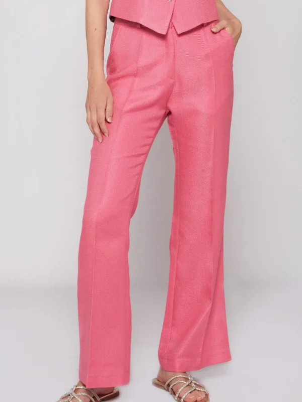 Trousers*Vilagallo Trouser Veronica Pink Savile