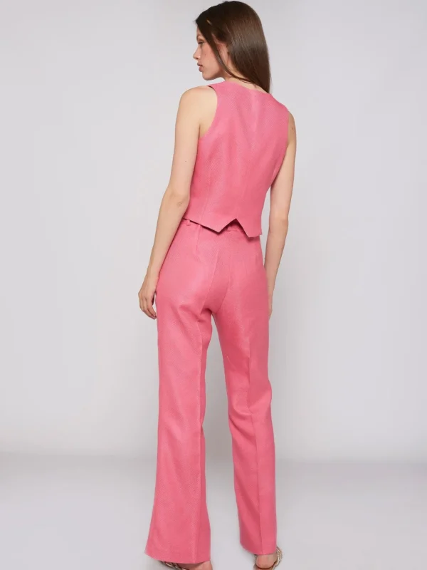 Trousers*Vilagallo Trouser Veronica Pink Savile