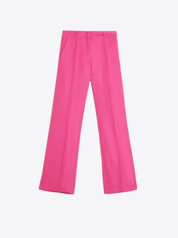 Trousers*Vilagallo Trouser Veronica Pink Savile