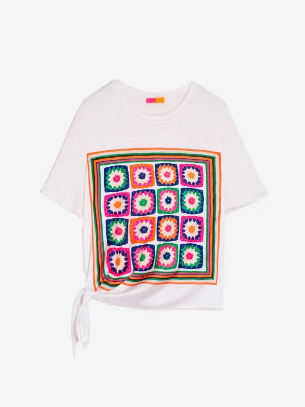 T-Shirts*Vilagallo T-Shirt Victoria Granny Square