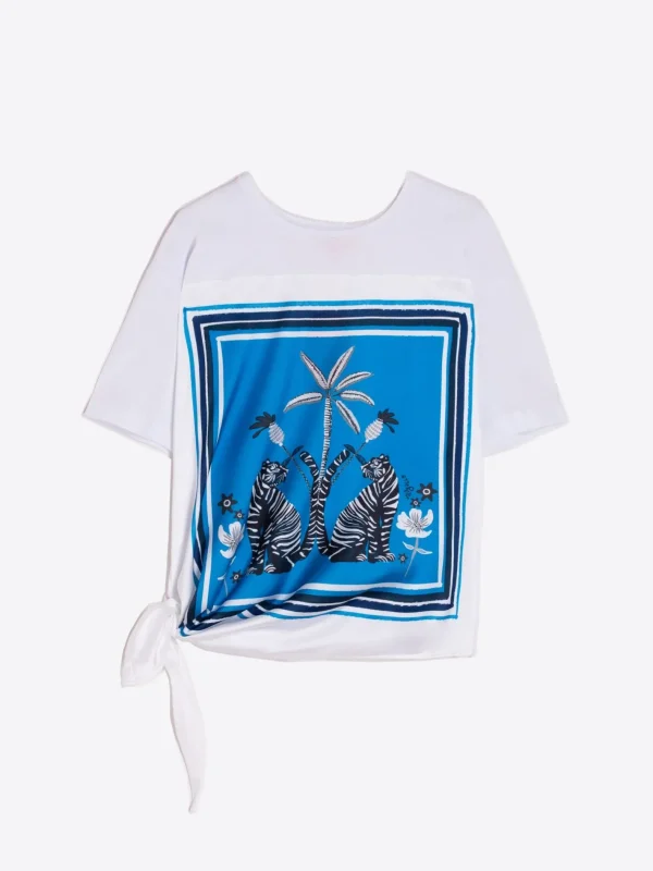 T-Shirts*Vilagallo T-Shirt Victoria Tropical Blue